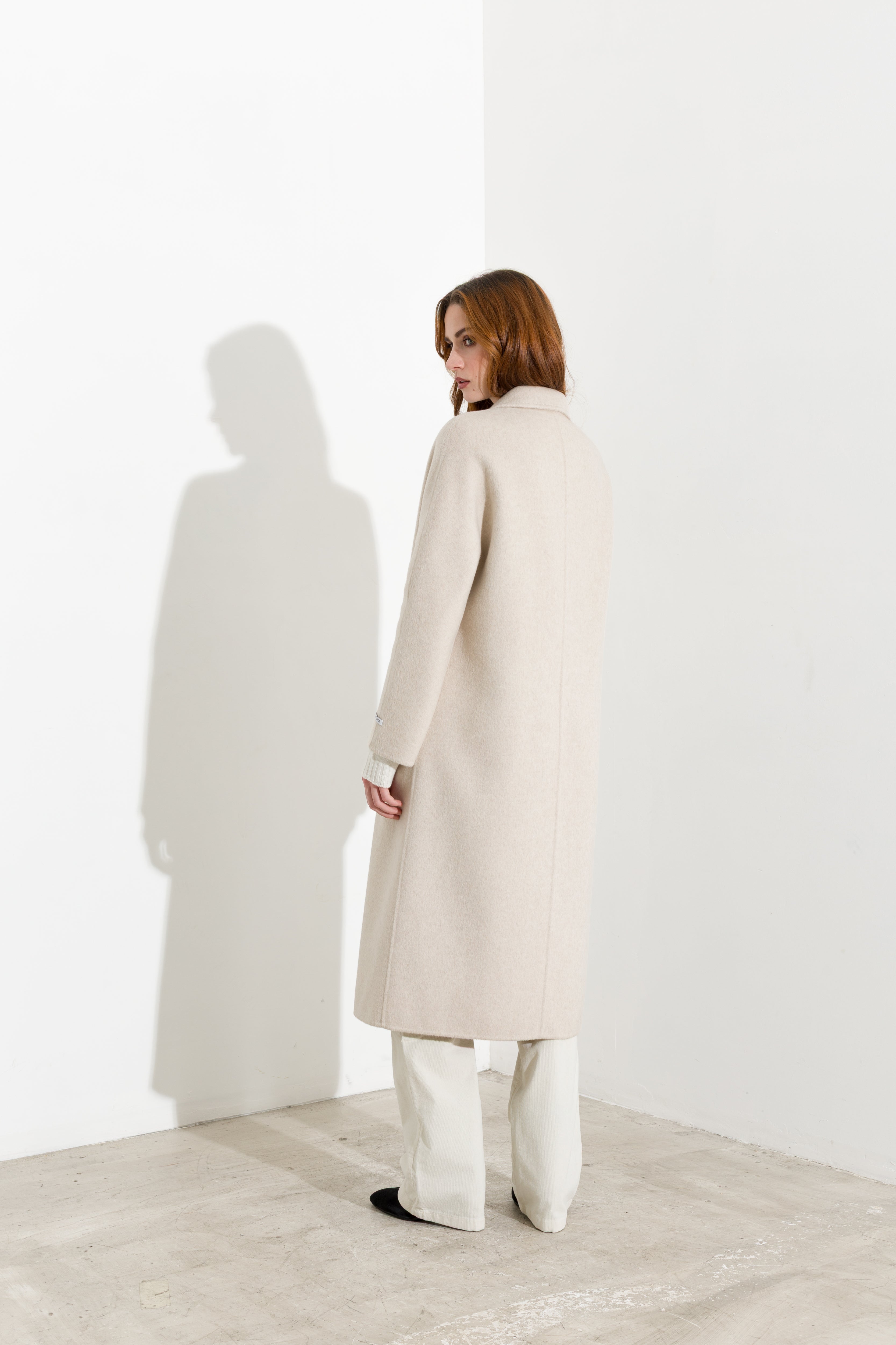 Cappotto lungo doppio petto