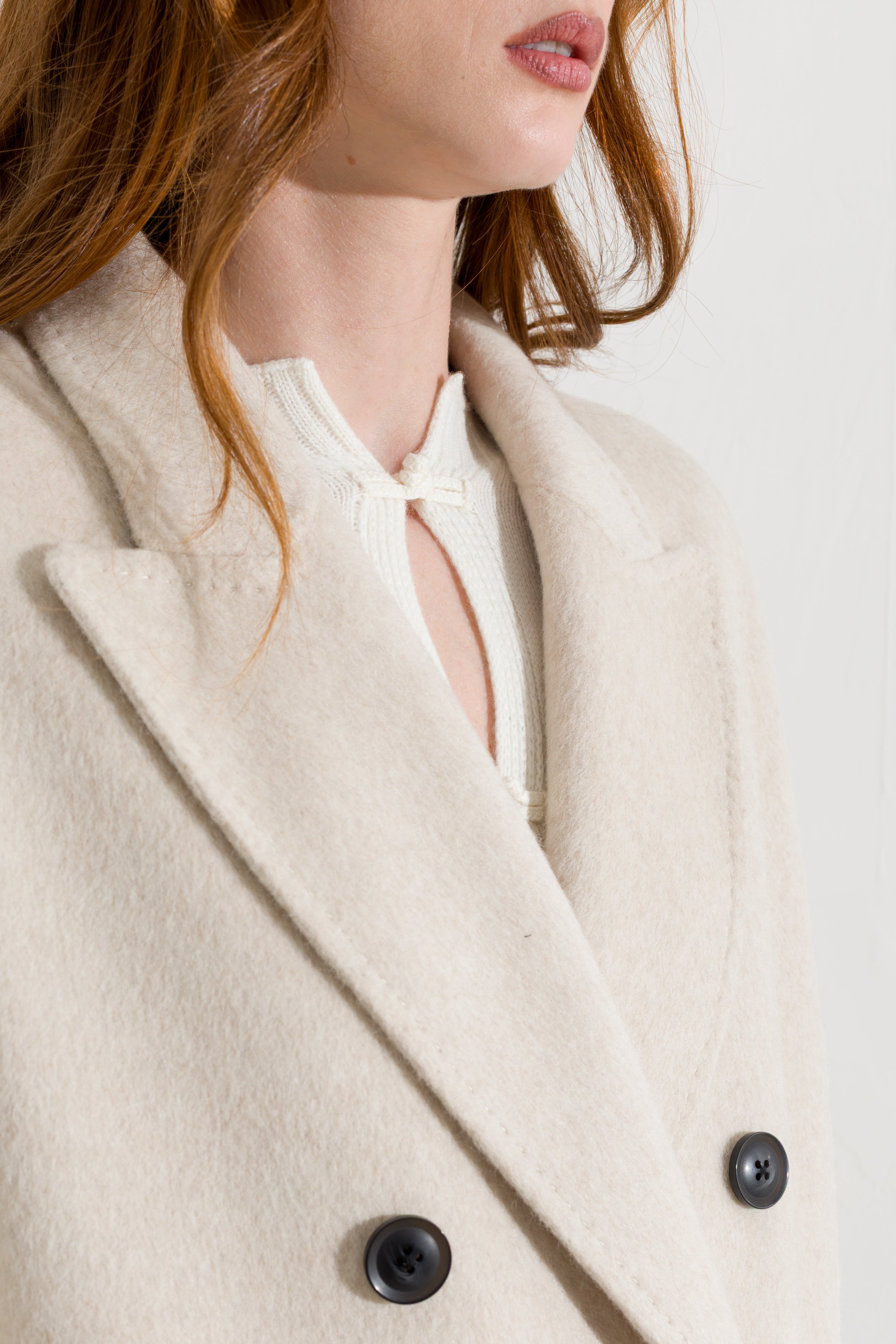 Cappotto lungo doppio petto