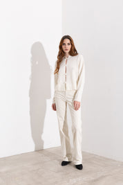 Cardigan con abbottonatura a nodi - Friendly Sweater