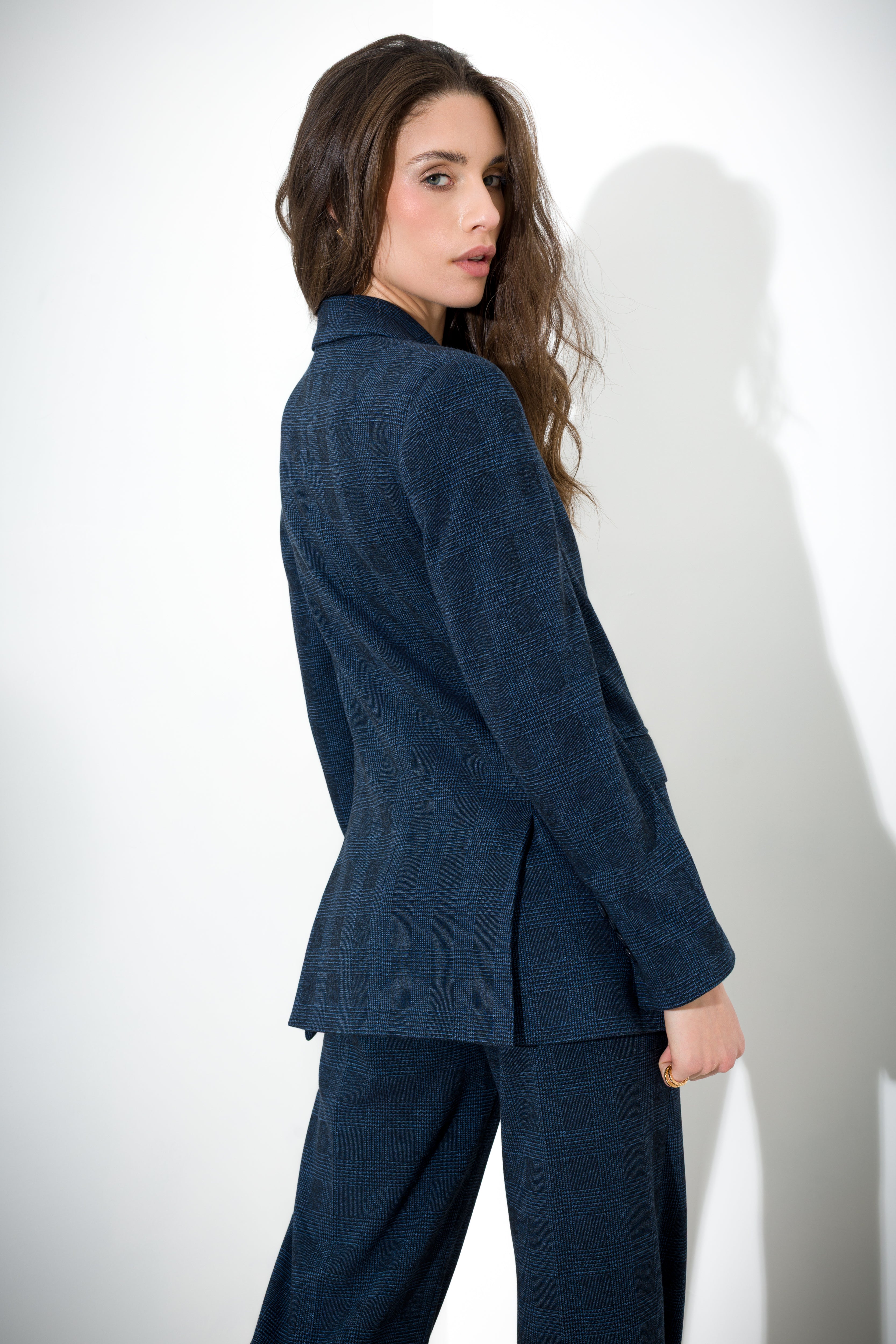 Giacca doppiopetto in galles