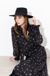 Blusa in misto seta