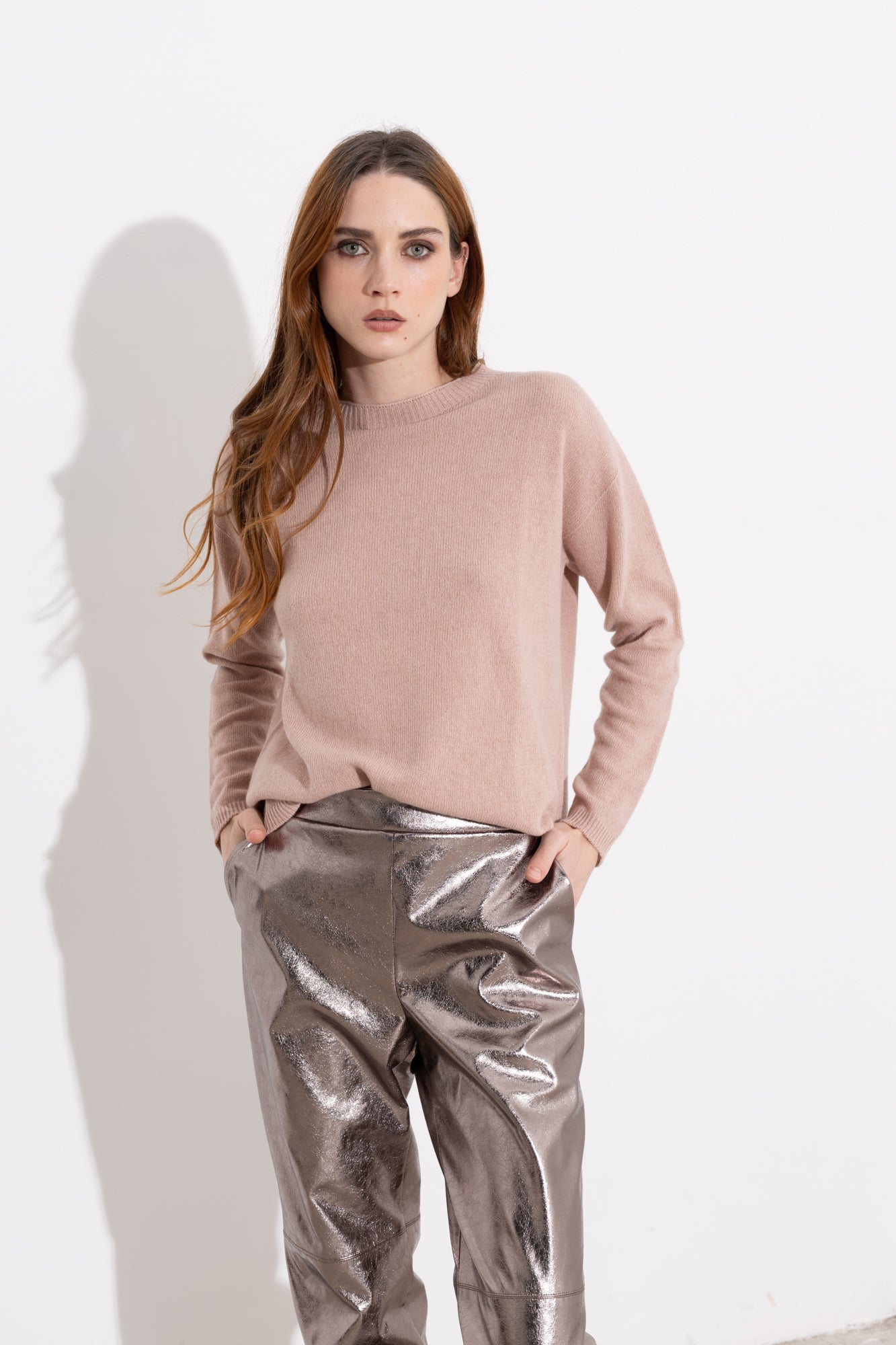 Maglia girocollo in cashmere - Friendly Sweater