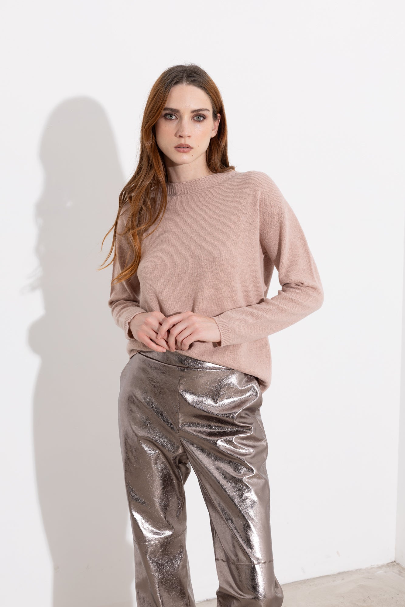 Maglia girocollo in cashmere - Friendly Sweater