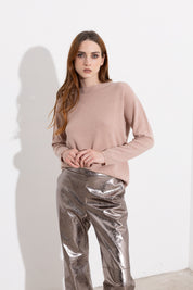 Maglia girocollo in cashmere - Friendly Sweater