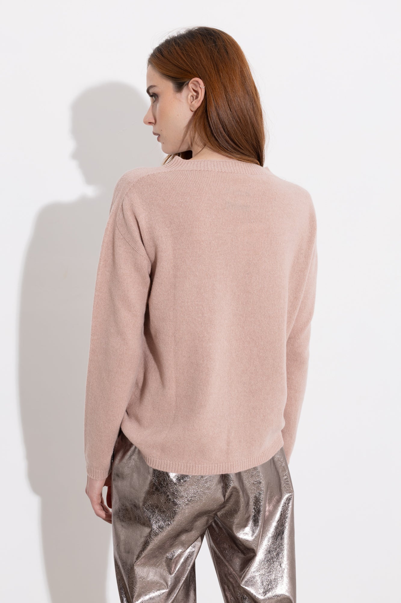 Maglia girocollo in cashmere - Friendly Sweater