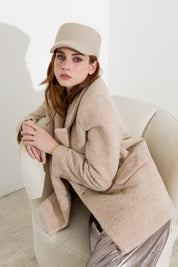 Blazer doppiopetto con dettagli beaded