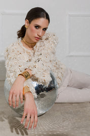 Short sequin jacket
