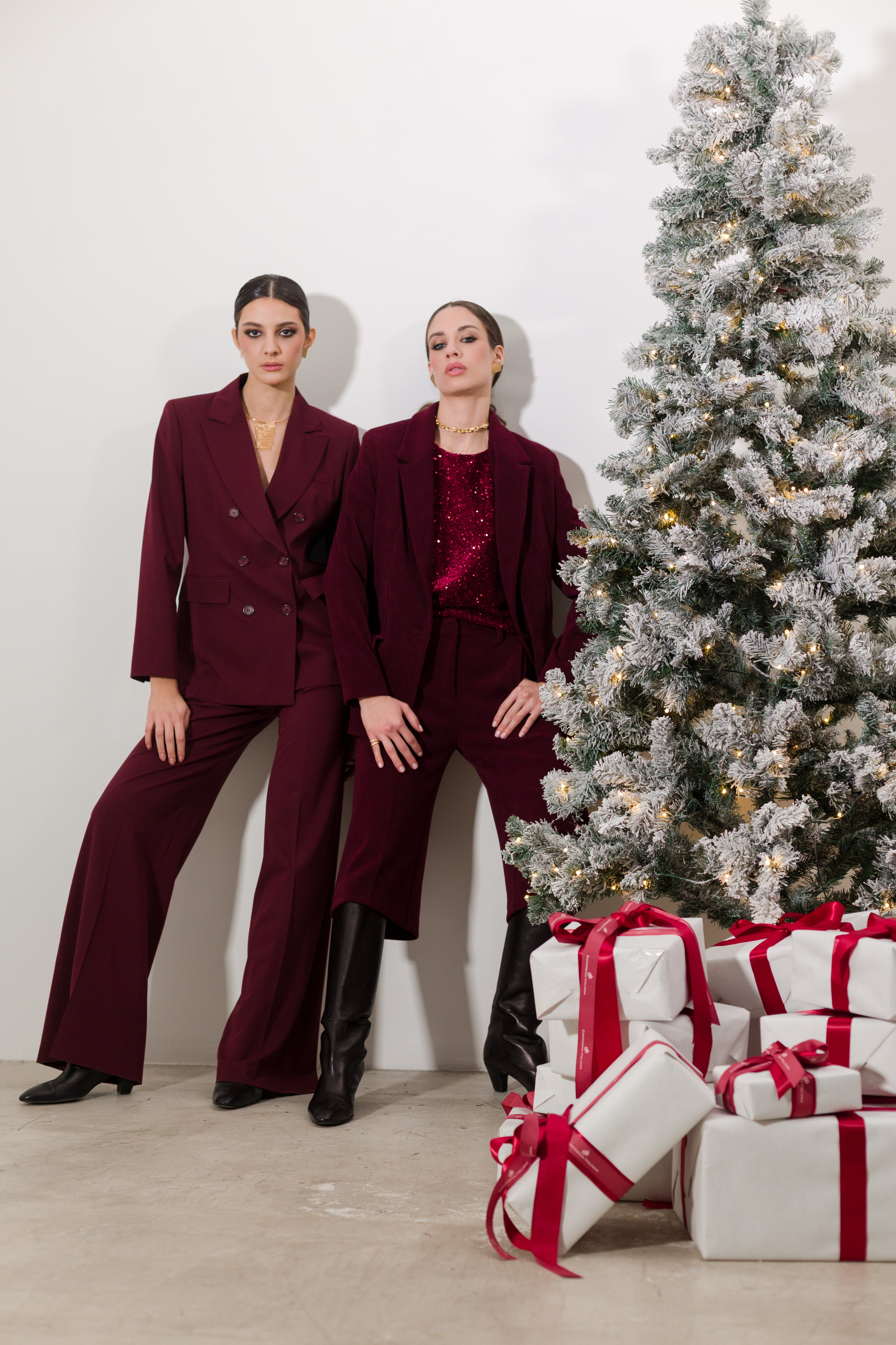 Blazer in velluto a coste