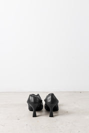 Pumps con bordo arricciato