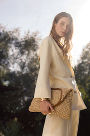 Viscose linen trousers