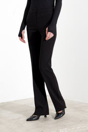 Pantaloni flare a vita alta