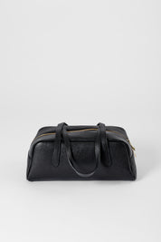 Bowling bag in pelle martellata