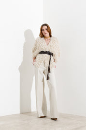 Bouclé-Strickcardigan