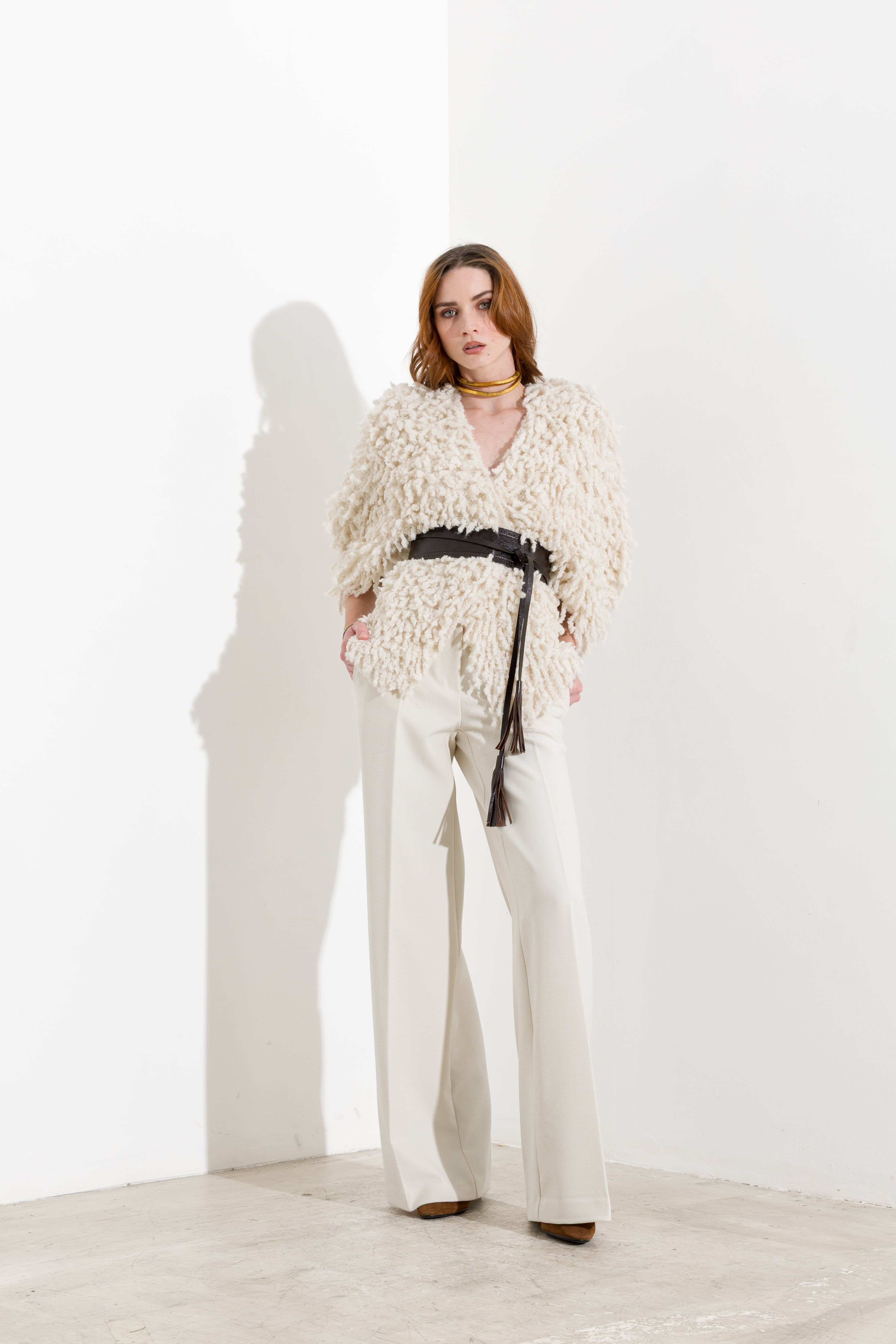Bouclé-Strickcardigan