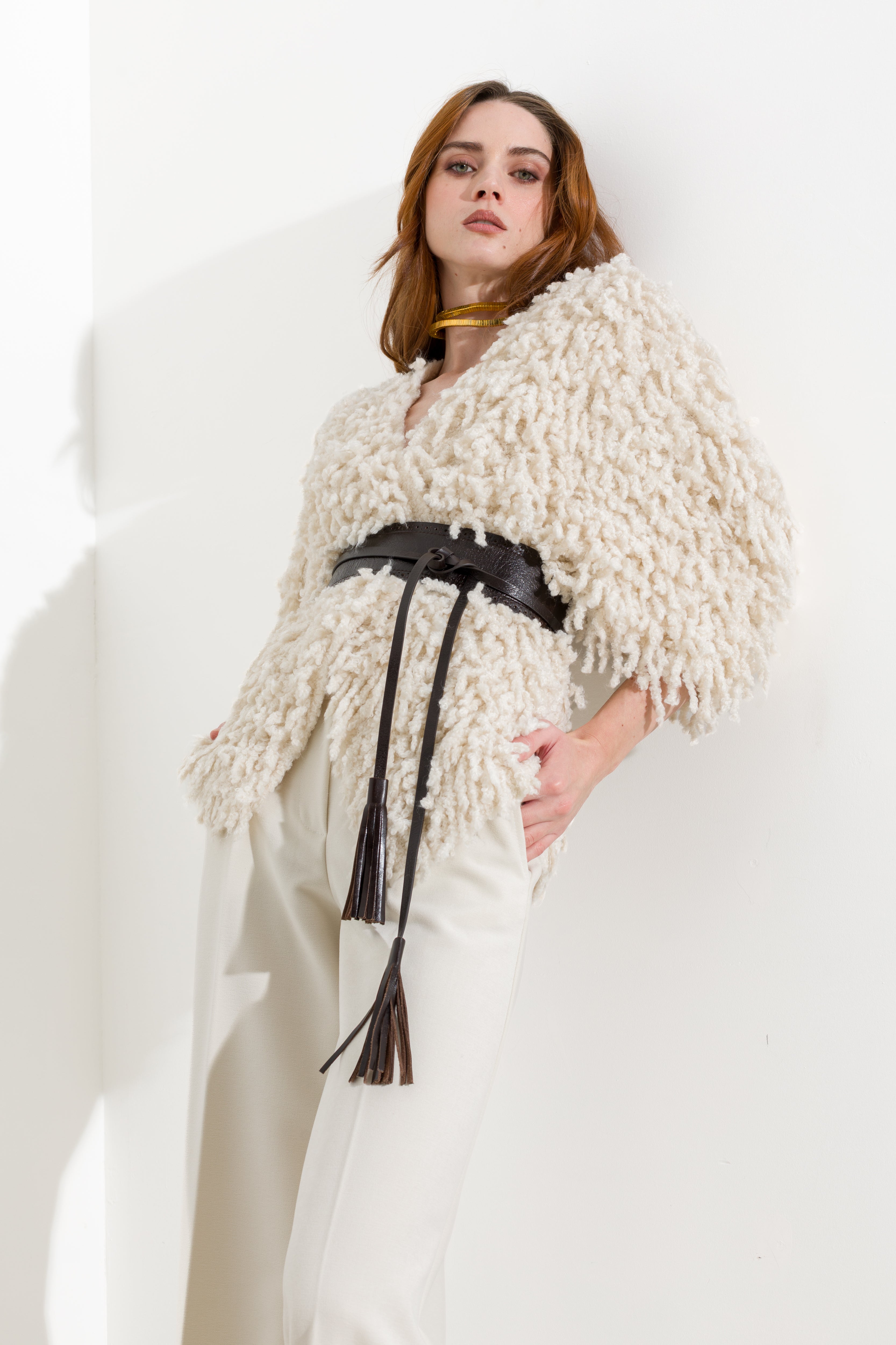 Bouclé-Strickcardigan