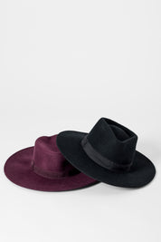 Cappello a tesa larga in feltro