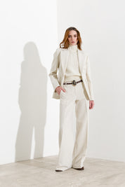 Maglia smanicata collo alto - Friendly Sweater