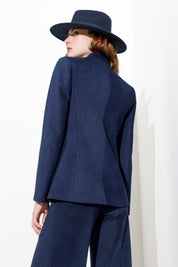 Blazer con chiusura gioiello