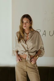 Camicia riga in viscosa - Compagnia Italiana