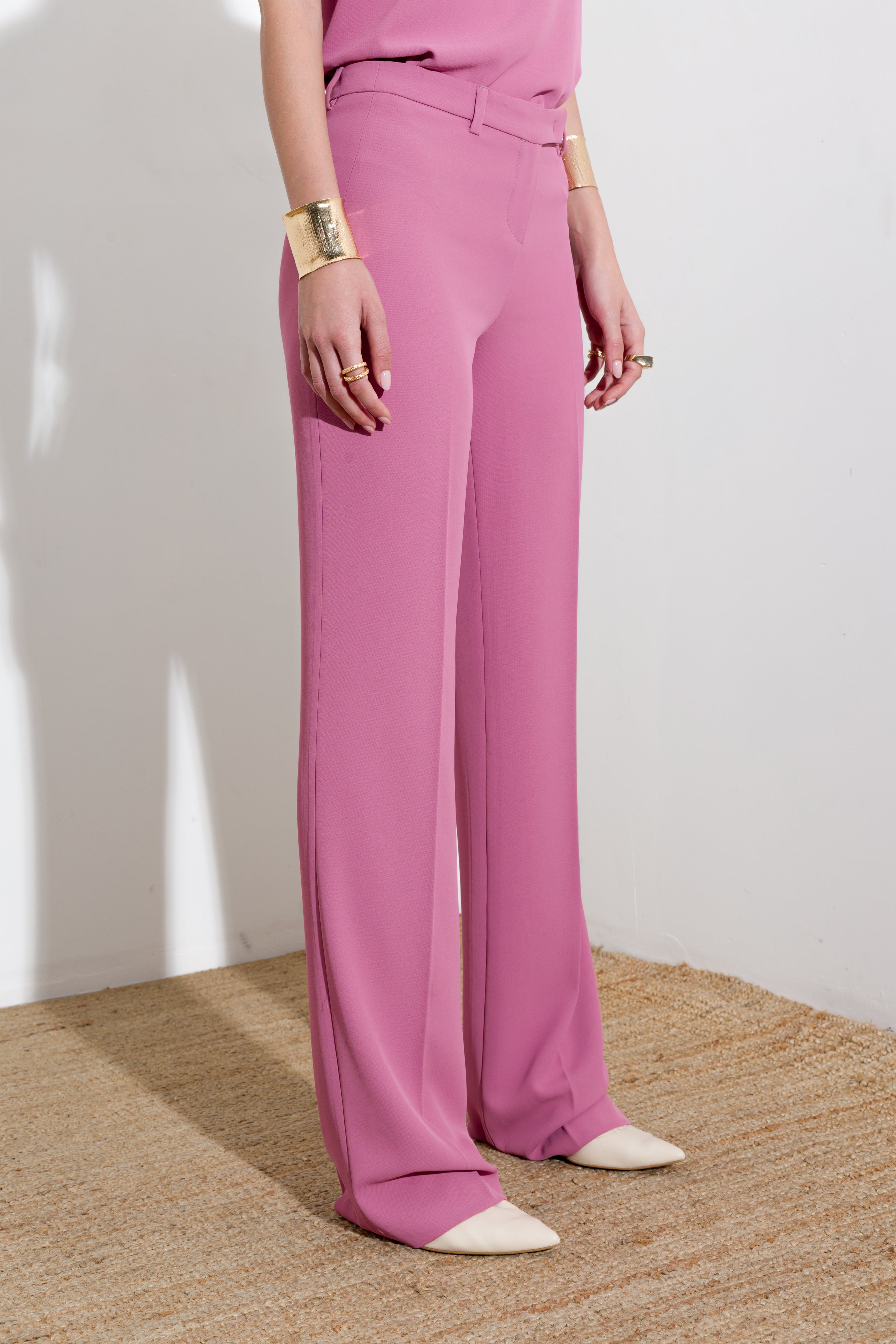 Pantalone gamba dritta fluido - Compagnia Italiana