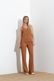 Pantalone gamba dritta fluido - Compagnia Italiana