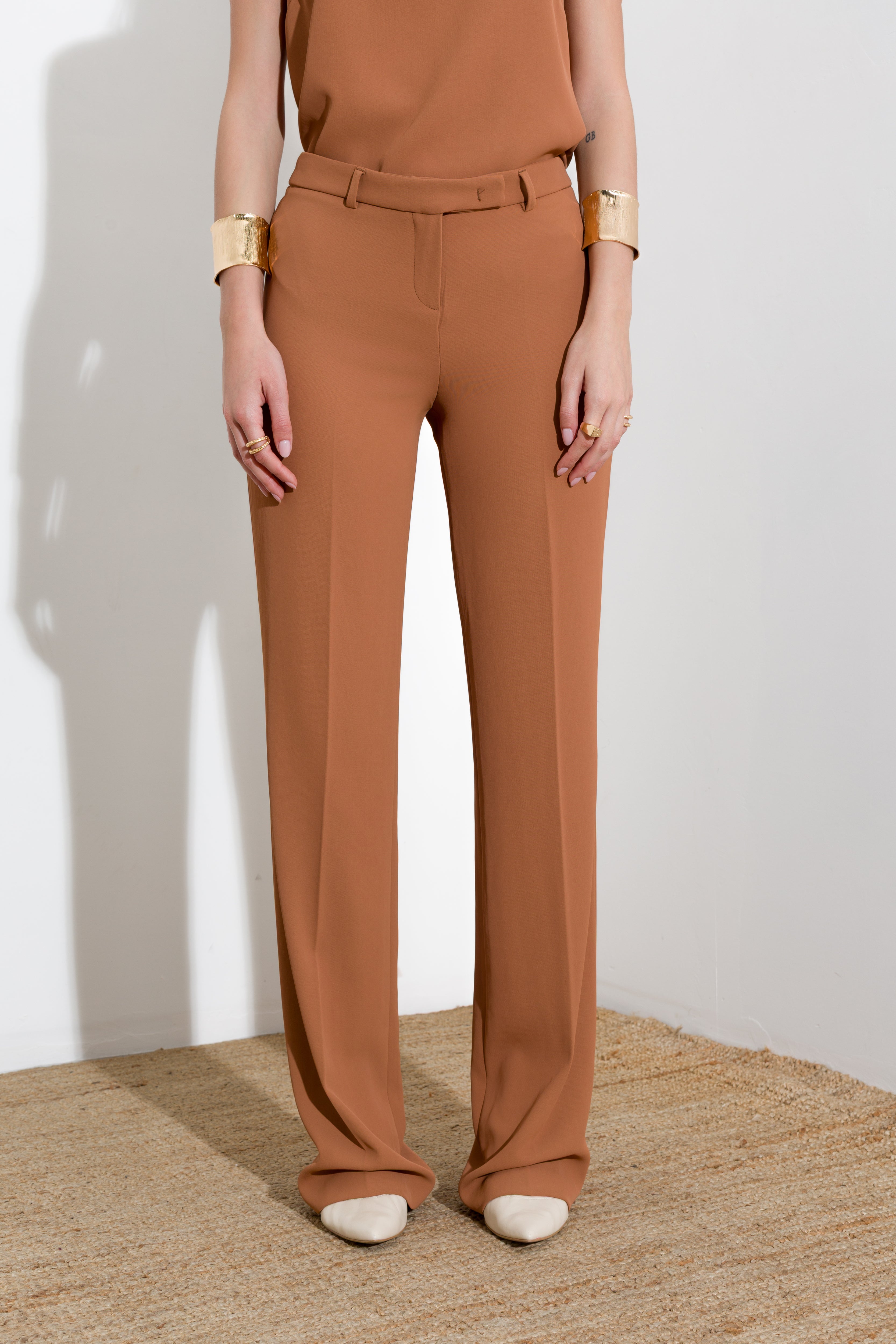 Pantalone gamba dritta fluido - Compagnia Italiana