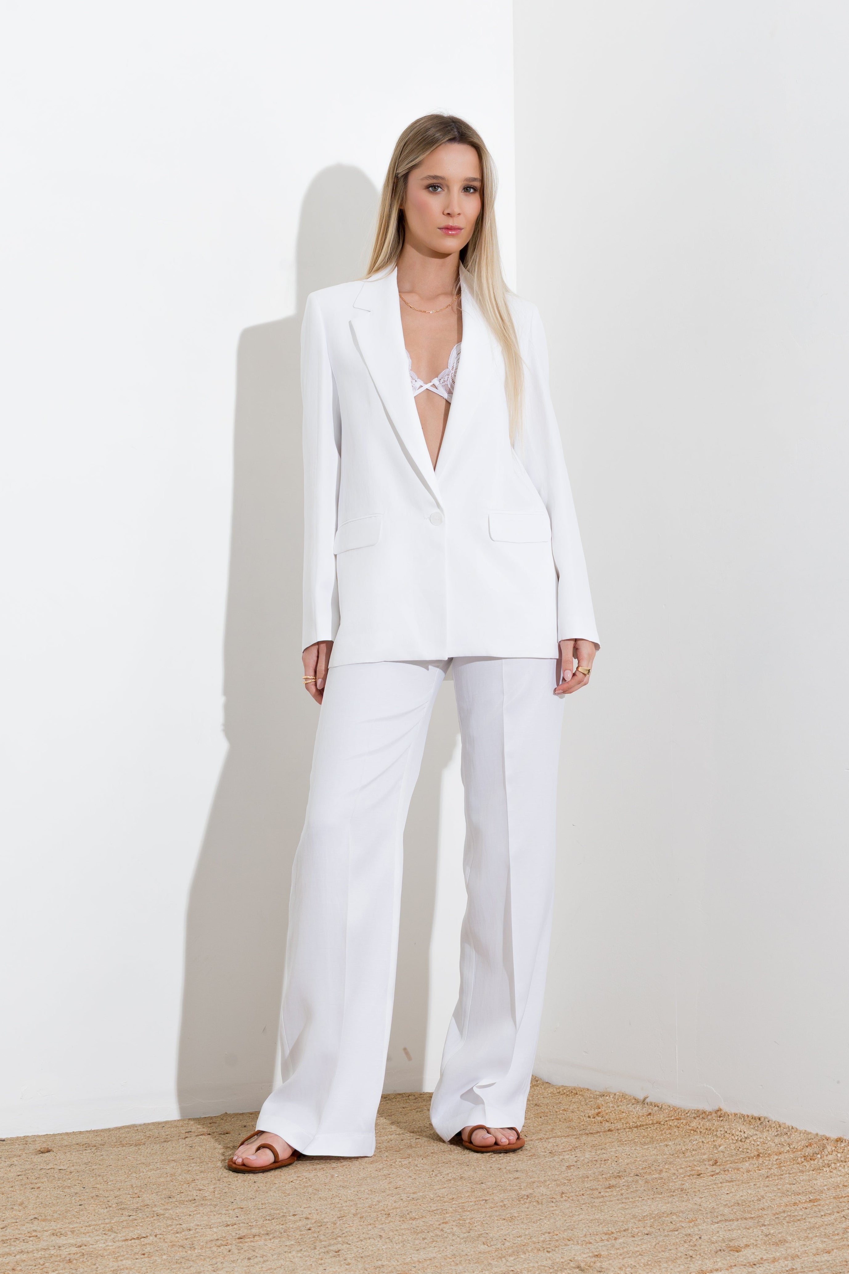 Pantalone in lino viscosa - Compagnia Italiana