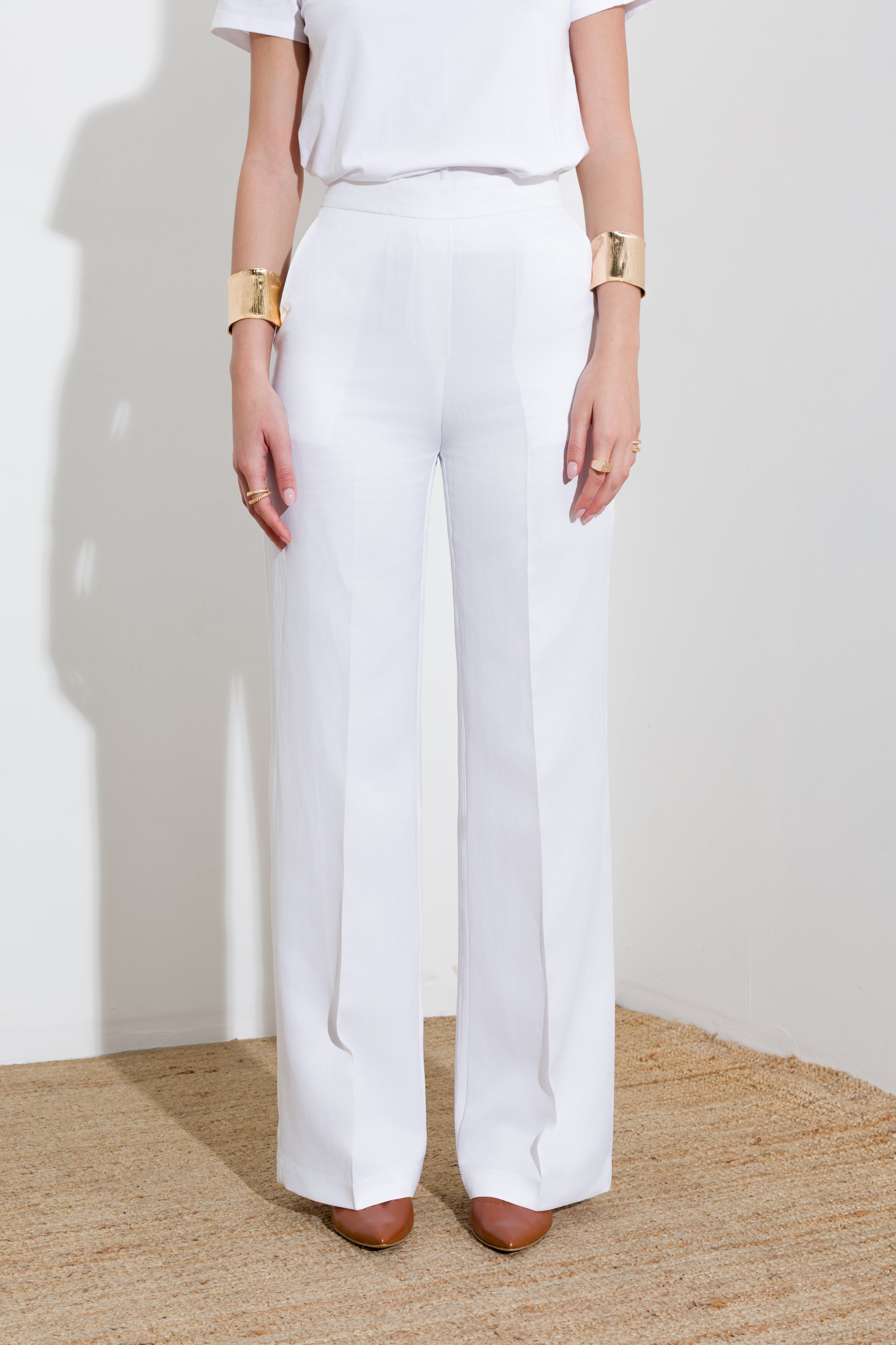 Pantalone in lino viscosa - Compagnia Italiana