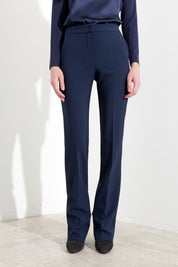 Pantaloni flare a vita alta