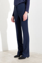 Pantaloni flare a vita alta