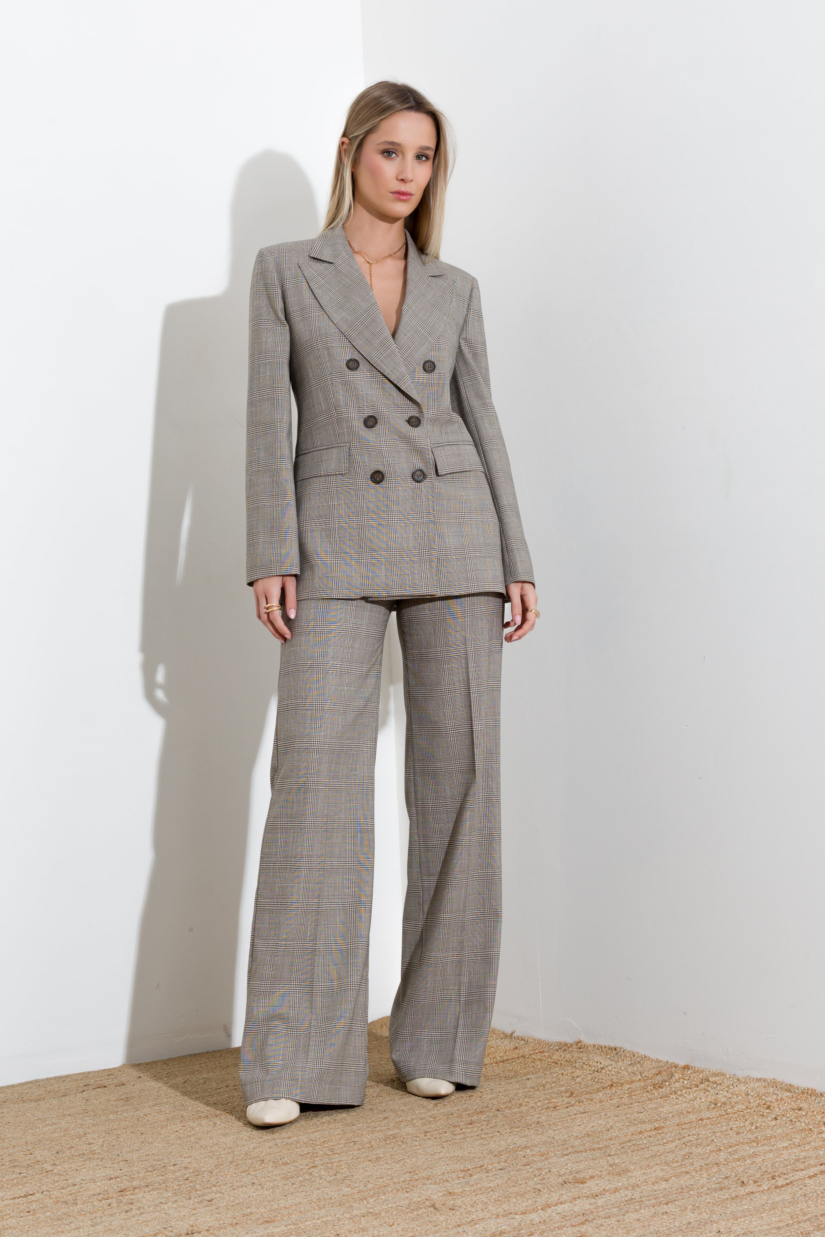 Blazer doppiopetto in galles - Compagnia Italiana