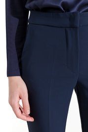Pantaloni flare a vita alta
