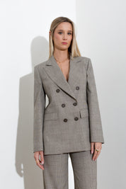 Blazer doppiopetto in galles - Compagnia Italiana