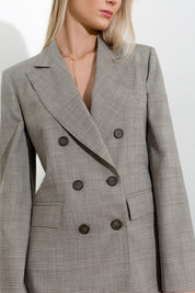 Blazer doppiopetto in galles - Compagnia Italiana