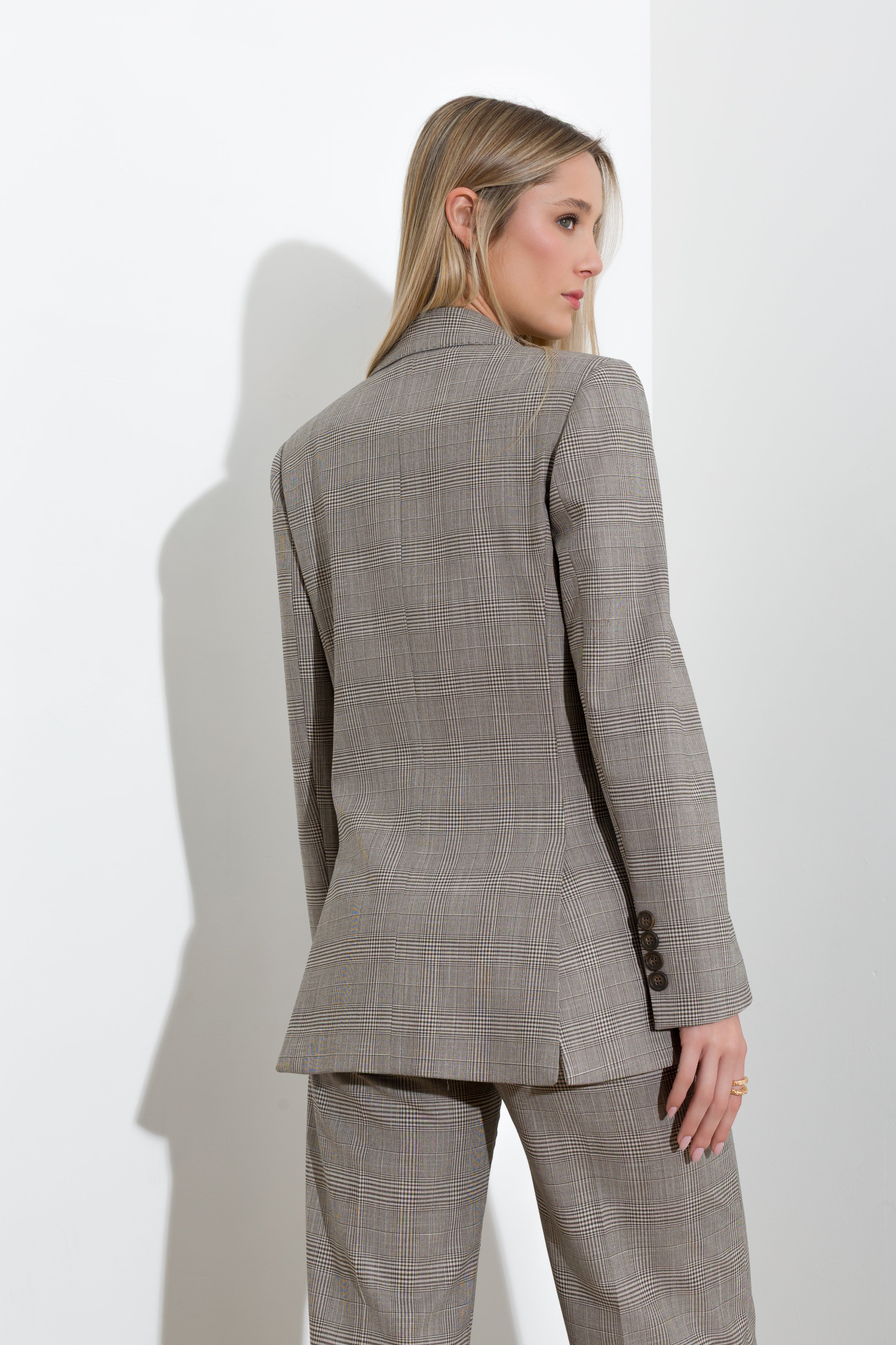Blazer doppiopetto in galles - Compagnia Italiana