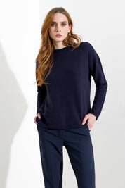 Maglia girocollo in cashmere - Friendly Sweater