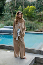 Oversized cotton sweater