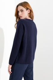 Maglia girocollo in cashmere - Friendly Sweater
