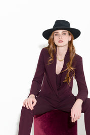 Blazer corto doppiopetto