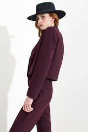 Blazer corto doppiopetto
