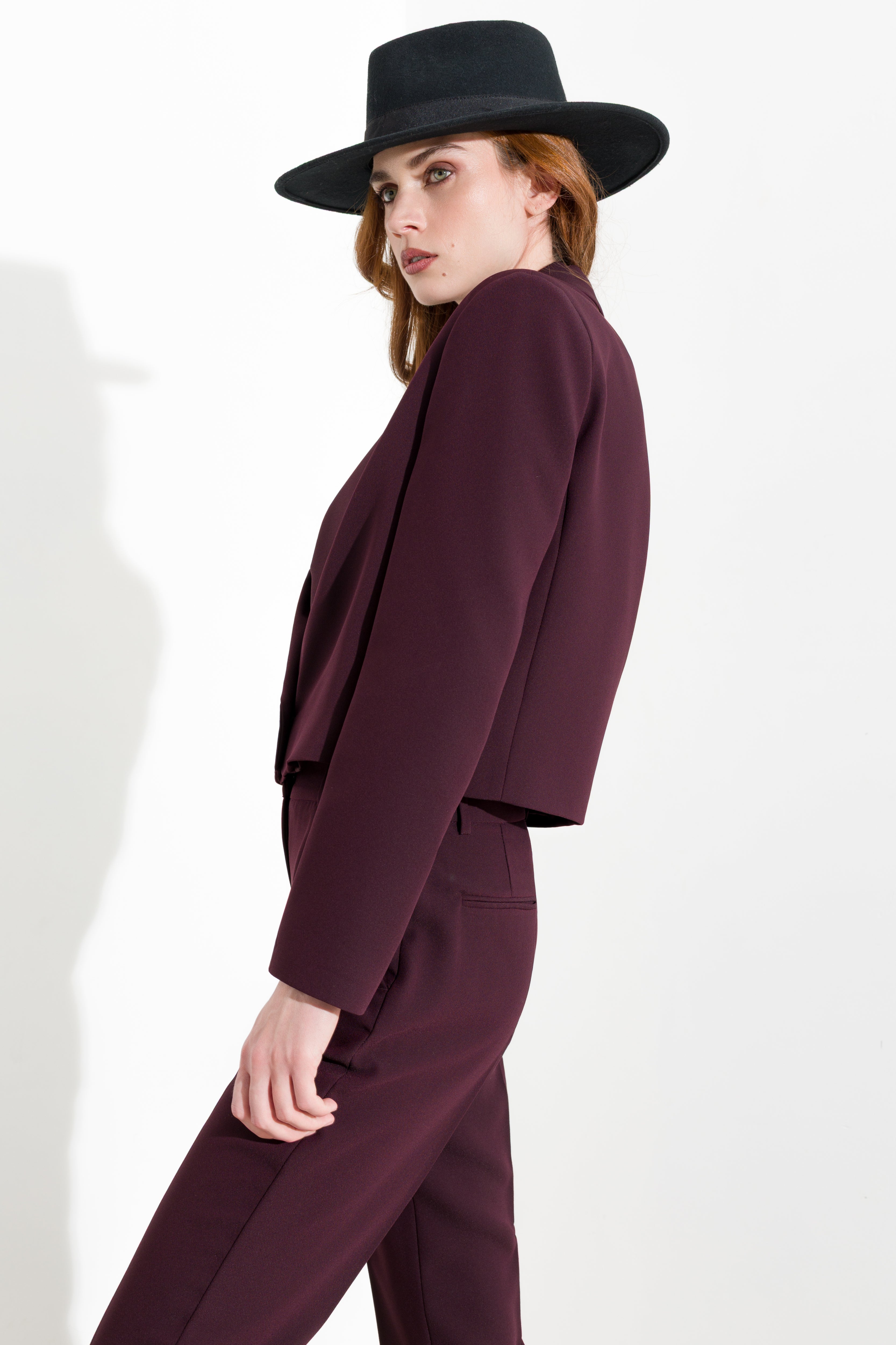 Blazer corto doppiopetto