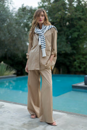 Oversized cotton sweater