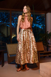 Gonna midi in broccato - Compagnia Italiana