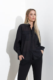 Cotton muslin shirt