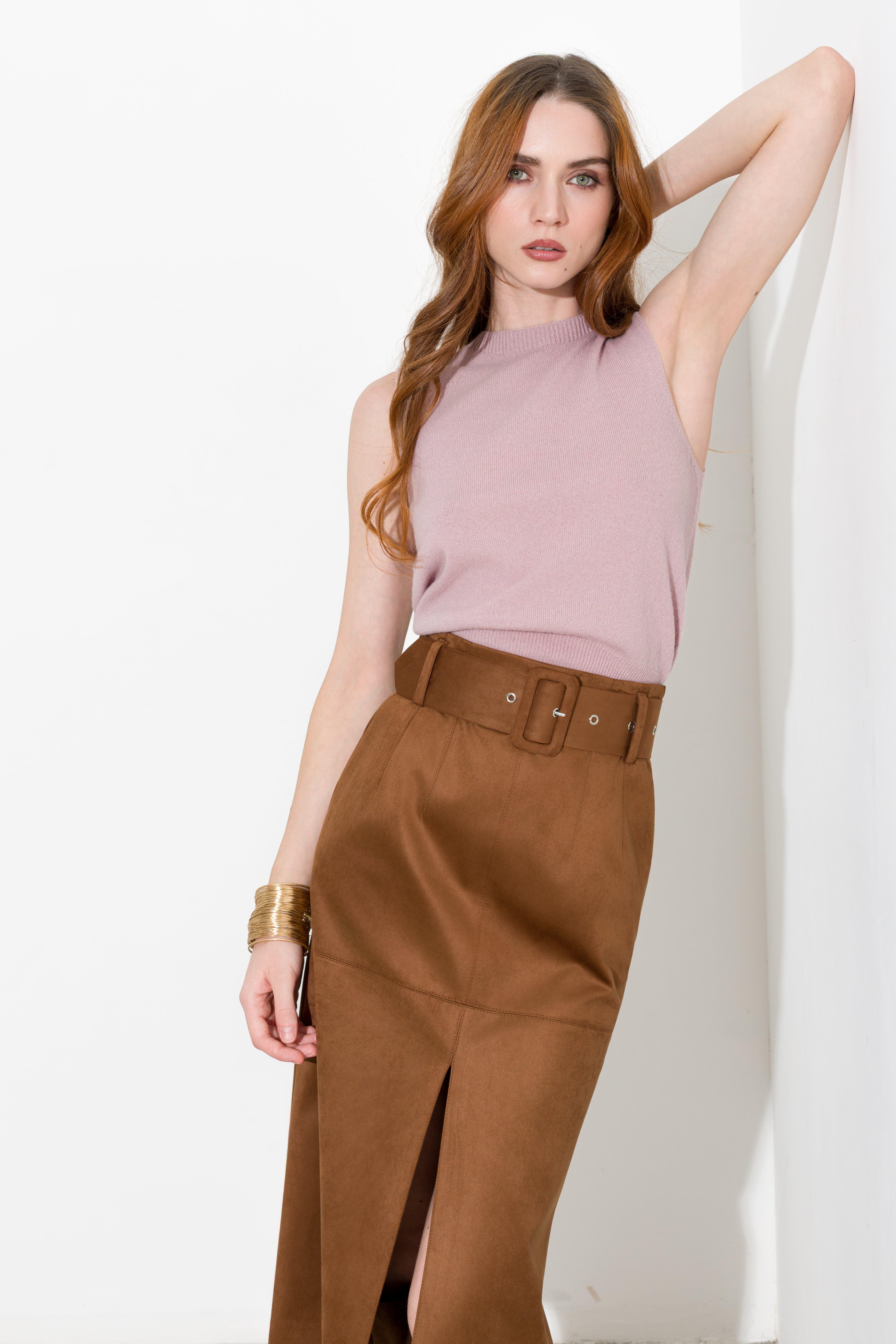 Top smanicato girocollo - Friendly Sweater