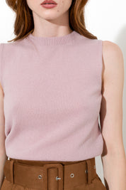 Top smanicato girocollo - Friendly Sweater