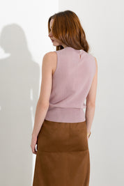 Top smanicato girocollo - Friendly Sweater