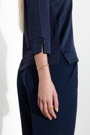 Blusa in seta viscosa