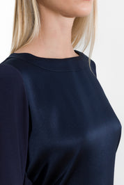 Blusa in seta viscosa