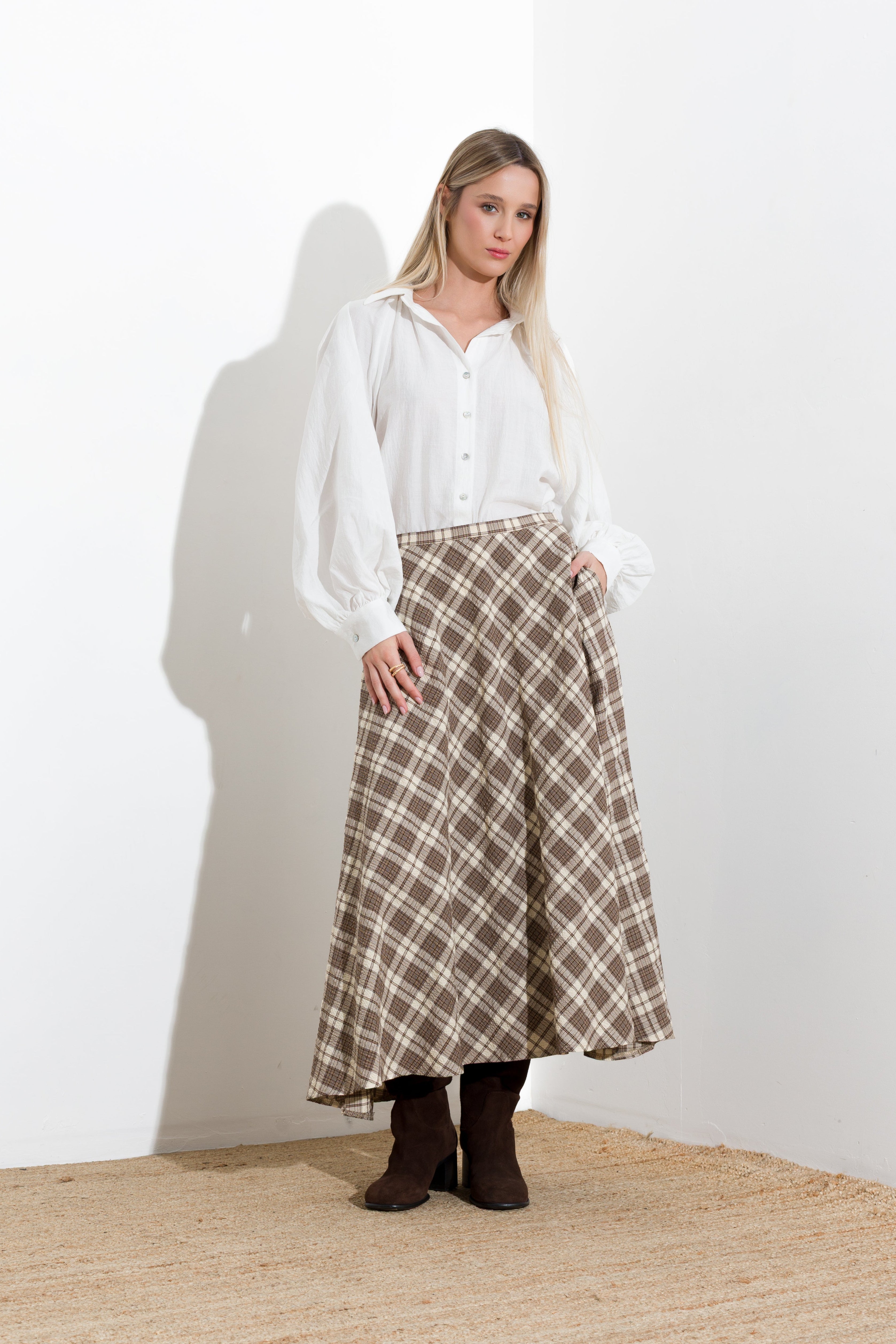 Camicia stropicciata in modal - Compagnia Italiana